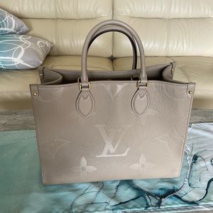Louis Vuitton Gray Tote Bag